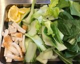 青梗菜とちくわのレモン炒め作り方1写真