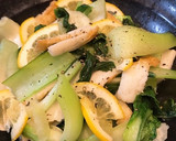 青梗菜とちくわのレモン炒め作り方4写真