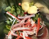 きゅうりとカニカマのわさびマヨ和え作り方4写真
