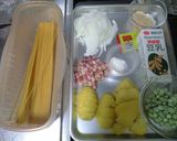 ポテトのクリームパスタ作り方1写真