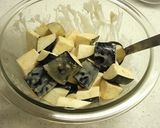レンジでなすの醤油マヨ煮浸し作り方3写真