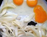 あと1品！卵と玉ねぎのスタミナ炒め作り方3写真