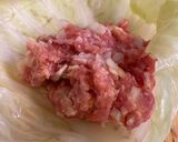 野菜ジュースで作る簡単ロールキャベツ作り方3写真