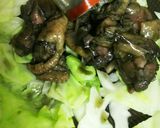 レトルトかさ増し♪鶏炭火焼のキャベツ炒め作り方2写真
