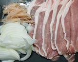 簡単スィートチリソース　ガリの生姜焼き作り方2写真