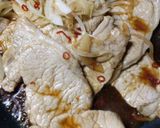 簡単スィートチリソース　ガリの生姜焼き作り方6写真