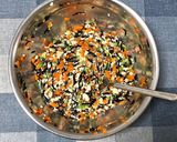 離乳食完了期★ひじきと野菜の豆腐和え作り方5写真