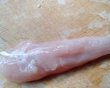 ささみのスジとり作り方1写真