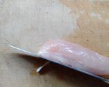 ささみのスジとり作り方3写真