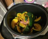 豚肉と南瓜の煮物・コイズミ電気圧力鍋作り方1写真