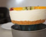 フルーツレアチーズケーキ作り方13写真
