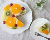 フルーツレアチーズケーキ作り方14写真