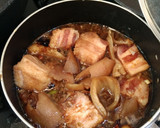 東坡肉風煮込み（豚の醤油煮豚皮入り）作り方4写真