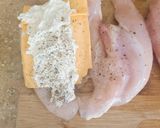 チーズとチキンの柔らかミルフィーユ焼き作り方4写真