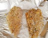 チーズとチキンの柔らかミルフィーユ焼き作り方7写真