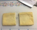 ハム&チーズ入り　薄揚げ焼き巾着作り方2写真