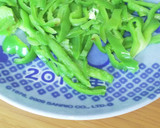 ささみとピーマンのからし和え作り方2写真