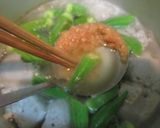 あ～美味しい！オクラとすり身の味噌汁作り方7写真
