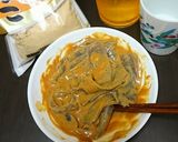 デトックス・蜂蜜きな粉の蒟蒻+ミルク☆作り方5写真