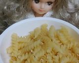 リカちゃん♡わかさぎオイルくるくるパスタ作り方1写真