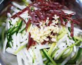 ドライサラミ大根きゅうりにんにくオリーブ作り方8写真