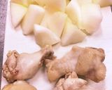 電気圧力鍋で作る手羽元と冬瓜の椎茸スープ作り方2写真
