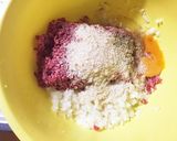 チーズ入りハンバーグ作り方2写真