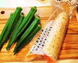 【簡単】オクラと長芋のさっぱりポン酢和え作り方1写真