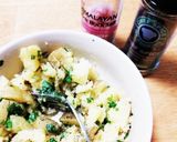 レンジde簡単☆バジルじゃがバター作り方6写真