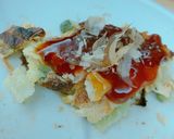 ズッキーニで、大阪風（チーズ）お好み焼き作り方19写真