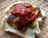 納豆と夏野菜のトマトソーストースト作り方3写真