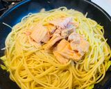 鮭缶アンチョビ缶キャベツでペペロンチーノ作り方8写真