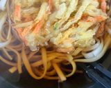 簡単　立ち食い天ぷらうどん作り方4写真