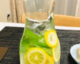香りミントレモン水♬ガラスデキャンタ作り方3写真
