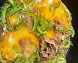 簡単！ゴーヤと豚肉の卵とじ炒め作り方5写真