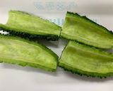 牛肉とゴーヤのオイスターチャンプルー作り方1写真