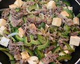 牛肉とゴーヤのオイスターチャンプルー作り方8写真