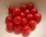 冷凍ミニトマトの白だし和え作り方2写真