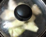 餃子の餡のキャベツはさみ包み焼き作り方7写真