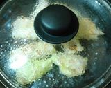 餃子の餡のキャベツはさみ包み焼き作り方9写真