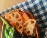 お弁当★レンコンと人参きんぴら★作り置き作り方4写真