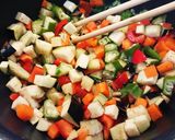 ビーフと夏野菜のスパイスカレー作り方1写真