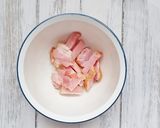 ランチに♪ゴーヤとベーコンの塩焼きそば作り方2写真