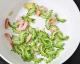 ランチに♪ゴーヤとベーコンの塩焼きそば作り方4写真