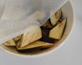 レンジで簡単ナスのネギまみれ作り方1写真