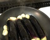 ナスの胡麻油炒めニンニク添え作り方3写真