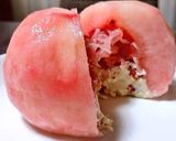 桃の生ハムクリームチーズ詰め作り方7写真