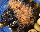 ナスの胡麻油炒めニンニク添え作り方8写真