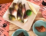 美味しい焼き茗荷♪お好みのお味噌をつけて作り方4写真