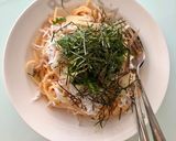 明太子としらす♡さっぱりレモン風味パスタ作り方4写真